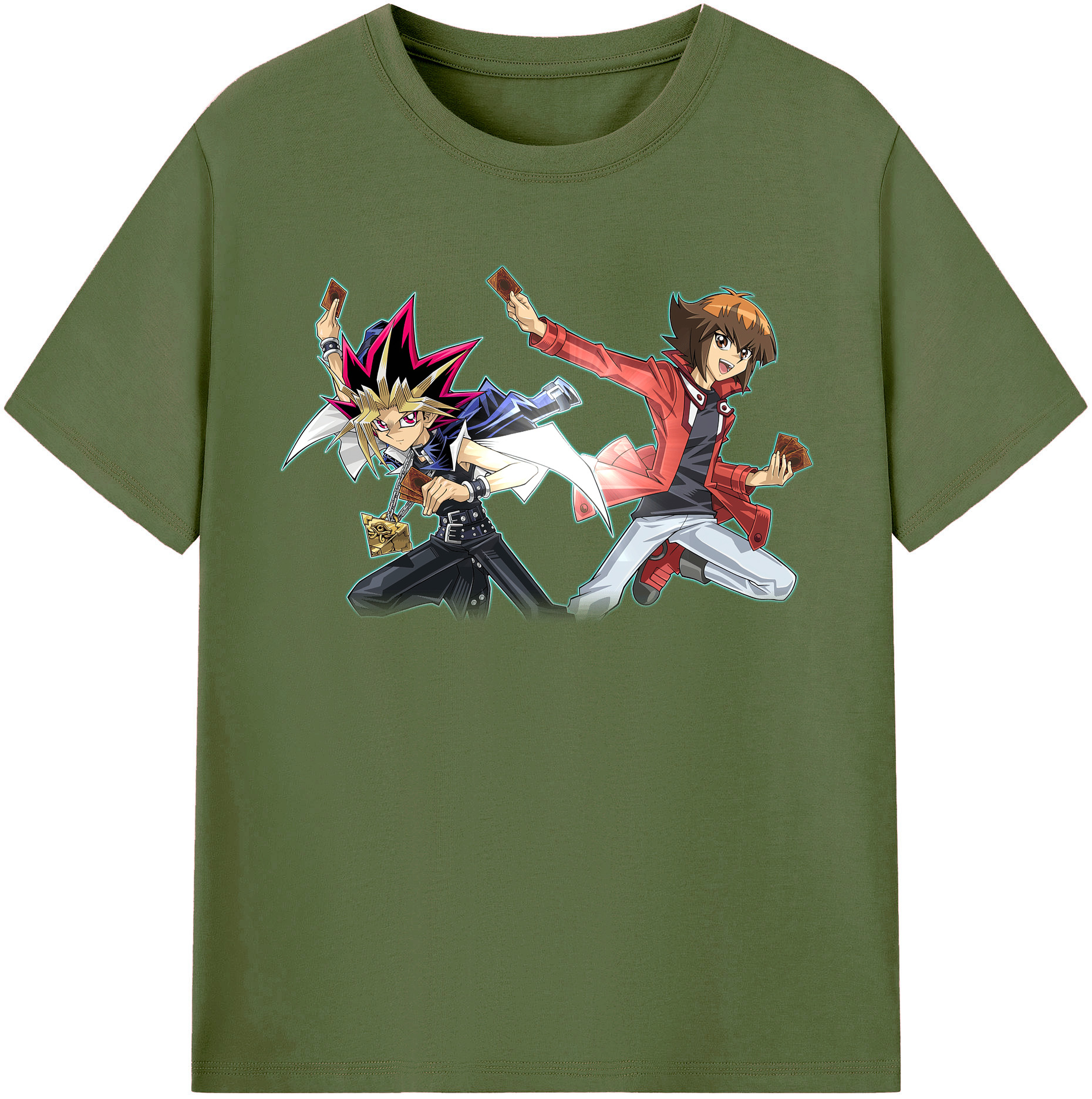 （画像用） 遊☆戯☆王 Yu-Gi-Oh! 綿100％半袖Tシャツ（フロントプリント）